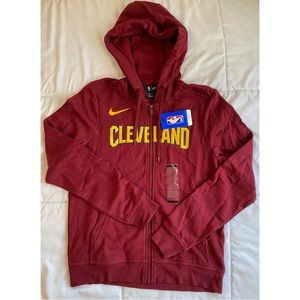 NWT Nike Men’s Cleveland Cavaliers Zip-Up Sweatshirt
